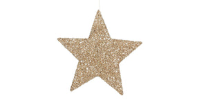 Ster hangend dicht champagne - d40cm