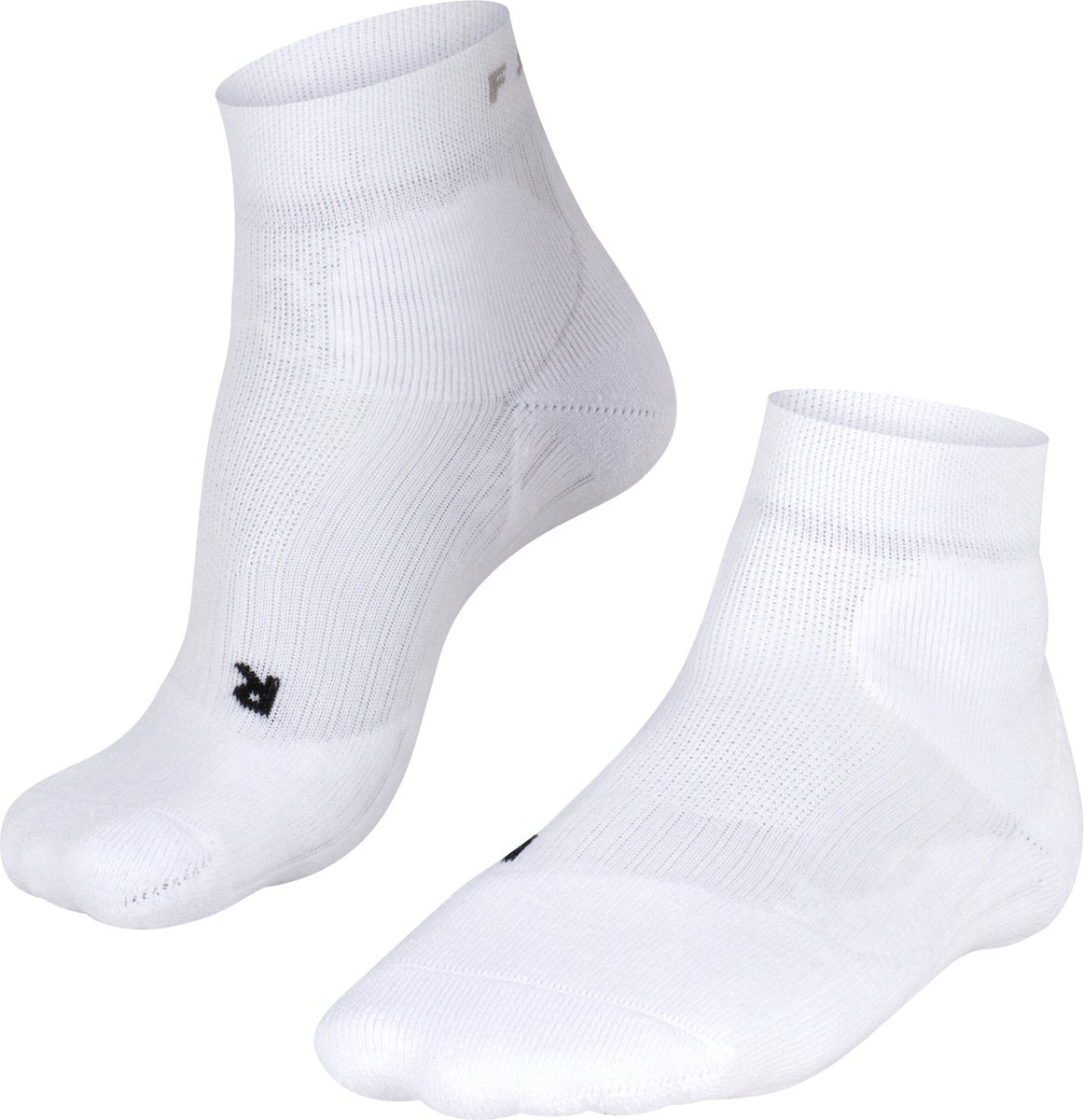 Falke te2 short anti-blaar katoen functioneel materiaal tennissokken dames wit - maat 37-38