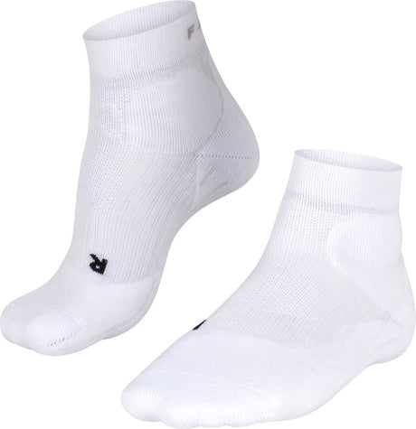 Falke te2 short anti-blaar katoen functioneel materiaal tennissokken heren wit - maat 39-41