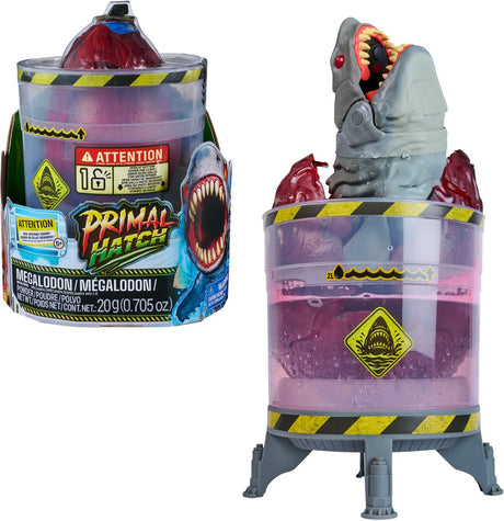 Spin master primal hatch - megalodon broedei haaienspeeltje interactief haaienspeelgoed