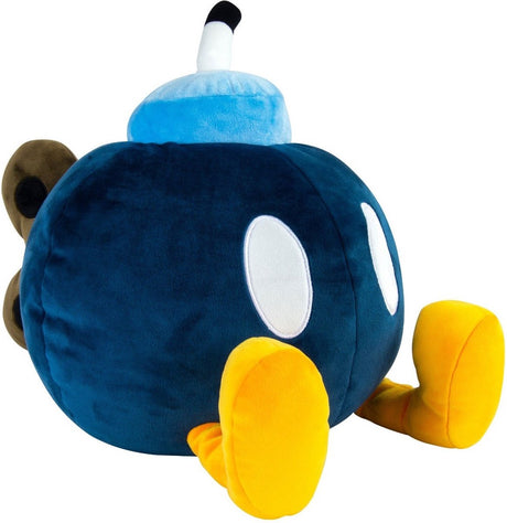 Tomy super mario - mocchimocchi bobomb 38 cm pluche knuffel - multicolours