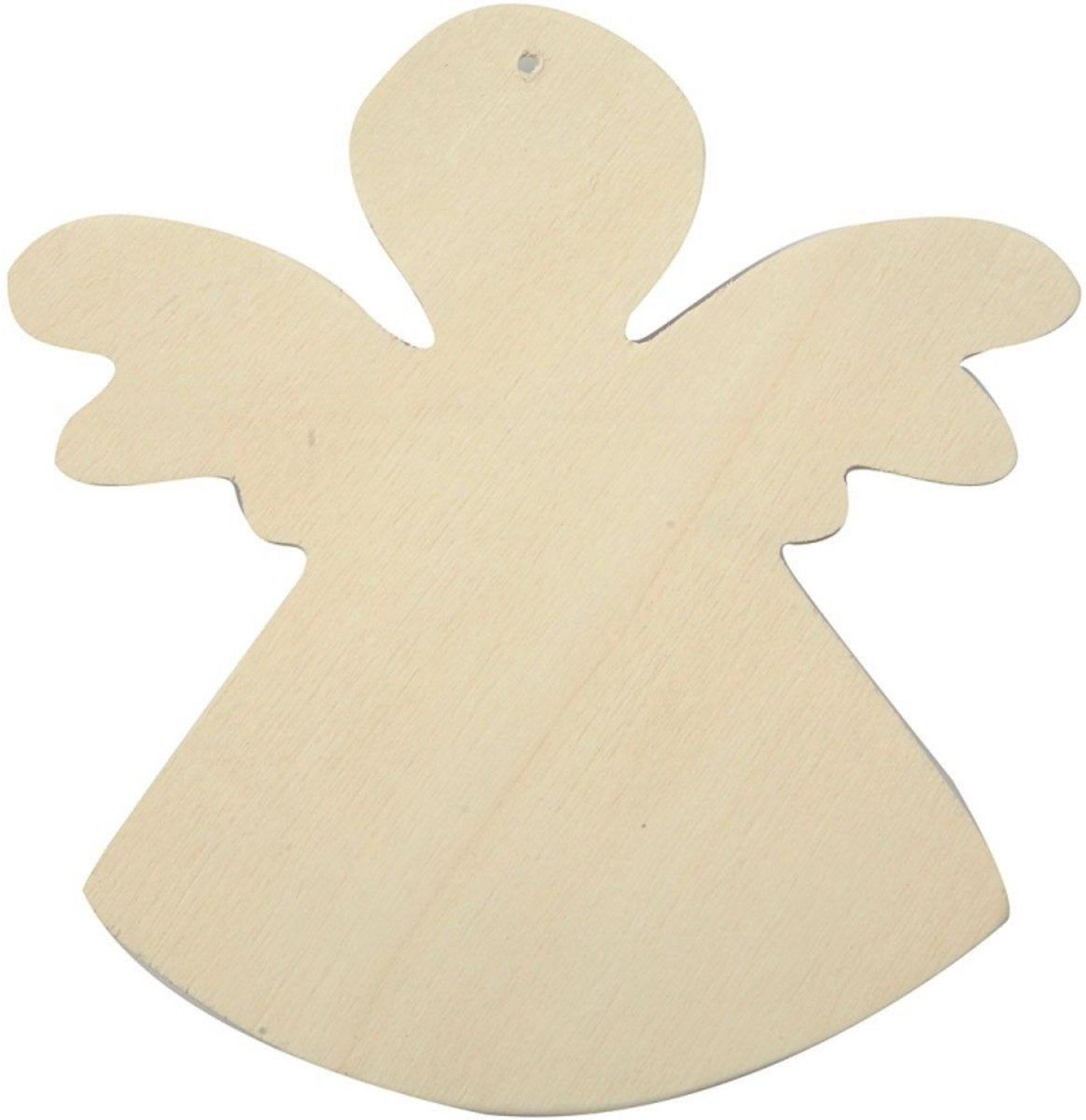 Creativ company versier je houten engel, 6st.