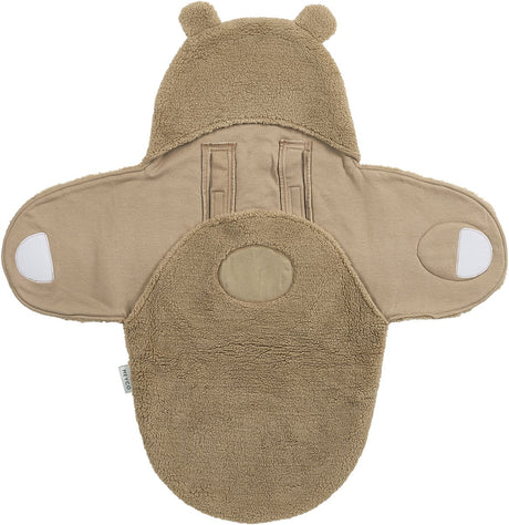 Meyco baby bear wikkeldeken - teddy - warm brown
