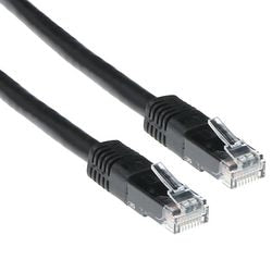U utp cat6 patchkabel act ib8902 zwart