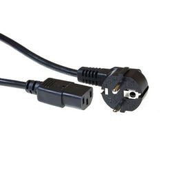 Voedingskabel act ak5124 cee7 7 mannetje haaks)- c13