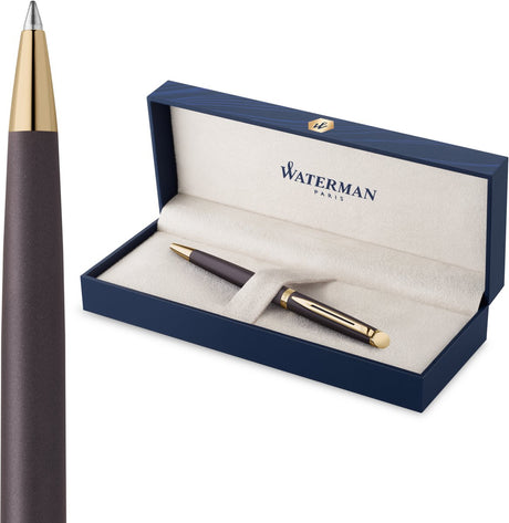 Waterman hémisphère balpen | de subtiele versie | lavazwart | medium punt | met geschenkdoos