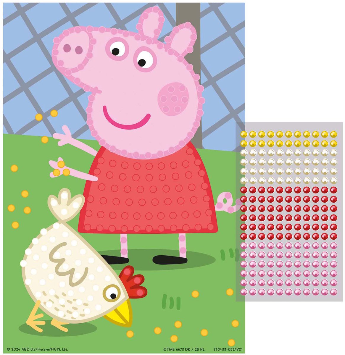Creative craft group bead art knutselen peppa pig