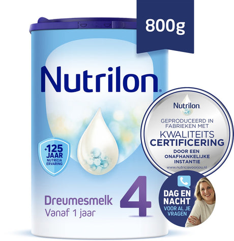 Nutrilon 4 dreumesmelk – flesvoeding vanaf 1 jaar – 800g