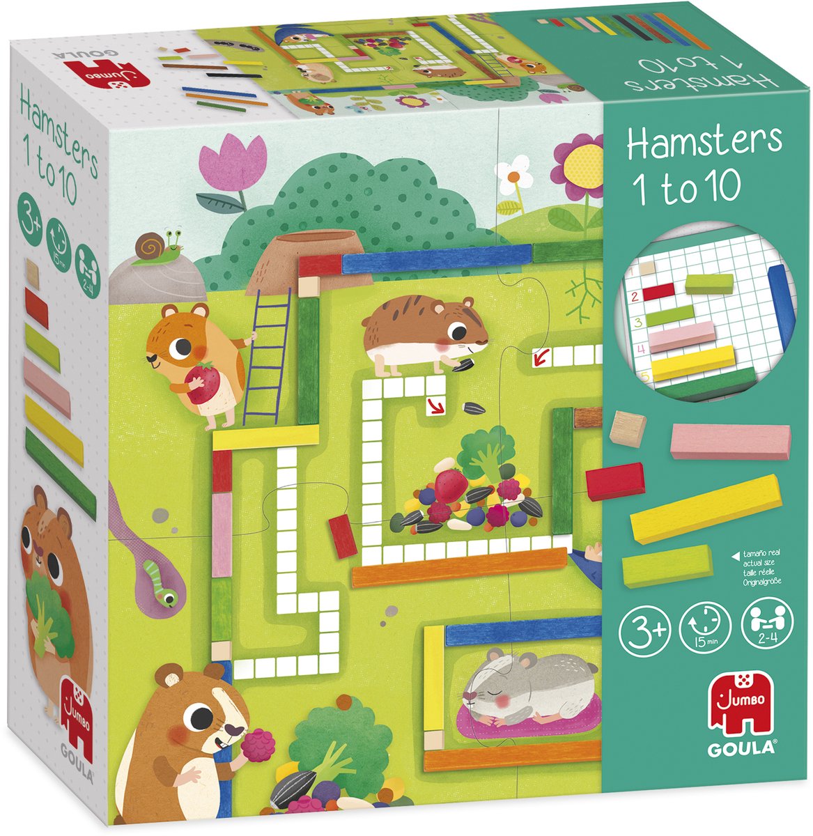 Goula jumbo - - hamsters 1 tot 10 educatief rekenspel