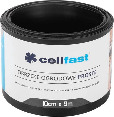 Cellfast - rechte tuinrand 10cm x 9m zwart