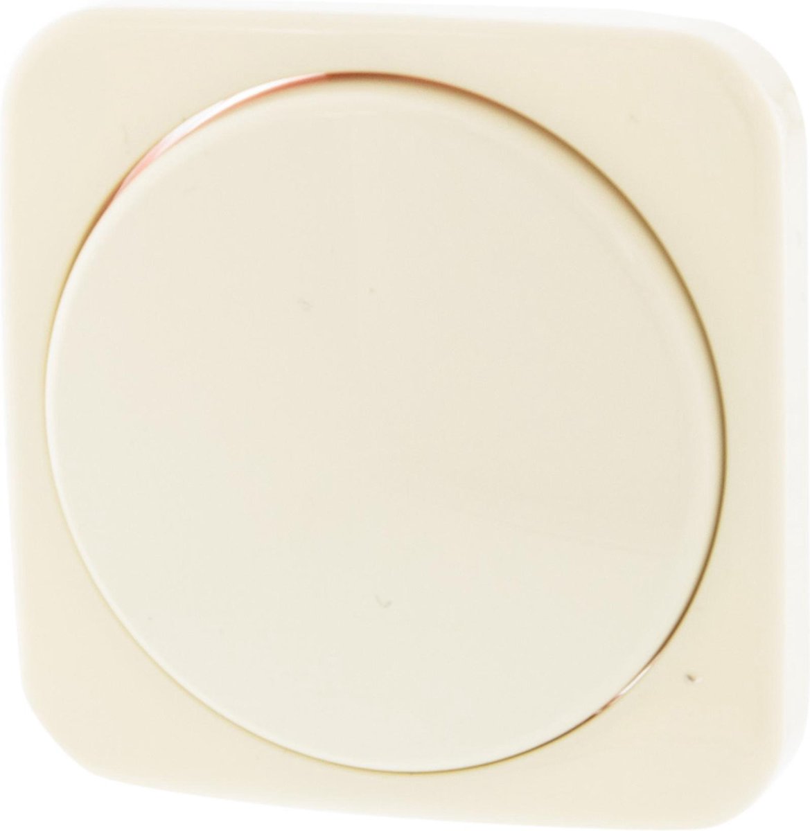 Busch-jaeger centraalplaat met knop voor dimmer creme
