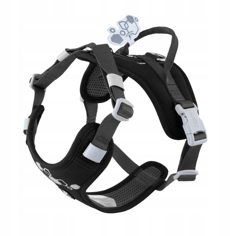 Hurtta weekend warrior ii eco raven hondentuigje 75-100cm