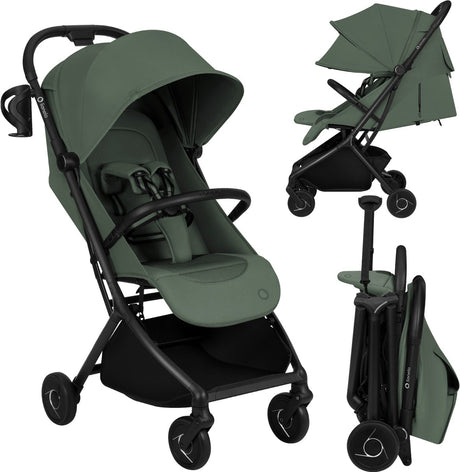 Lionelo sia buggy - ultralichte wandelwagen 5,9 kg – ultracompact 18x51x49 cm – eénhandbediening – click ride rem – ingrip harnassysteem – dri-seat – inclusief muskietennet draagriem