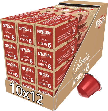 Nescafé farmers origins colombia nespresso compatible capsules - 10 koffiecups x 12 doosjes