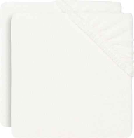 Jollein - aankleedkussenhoes badstof 50x70cm - zachte hoes baby aankleedkussen - ivory - 2 stuks