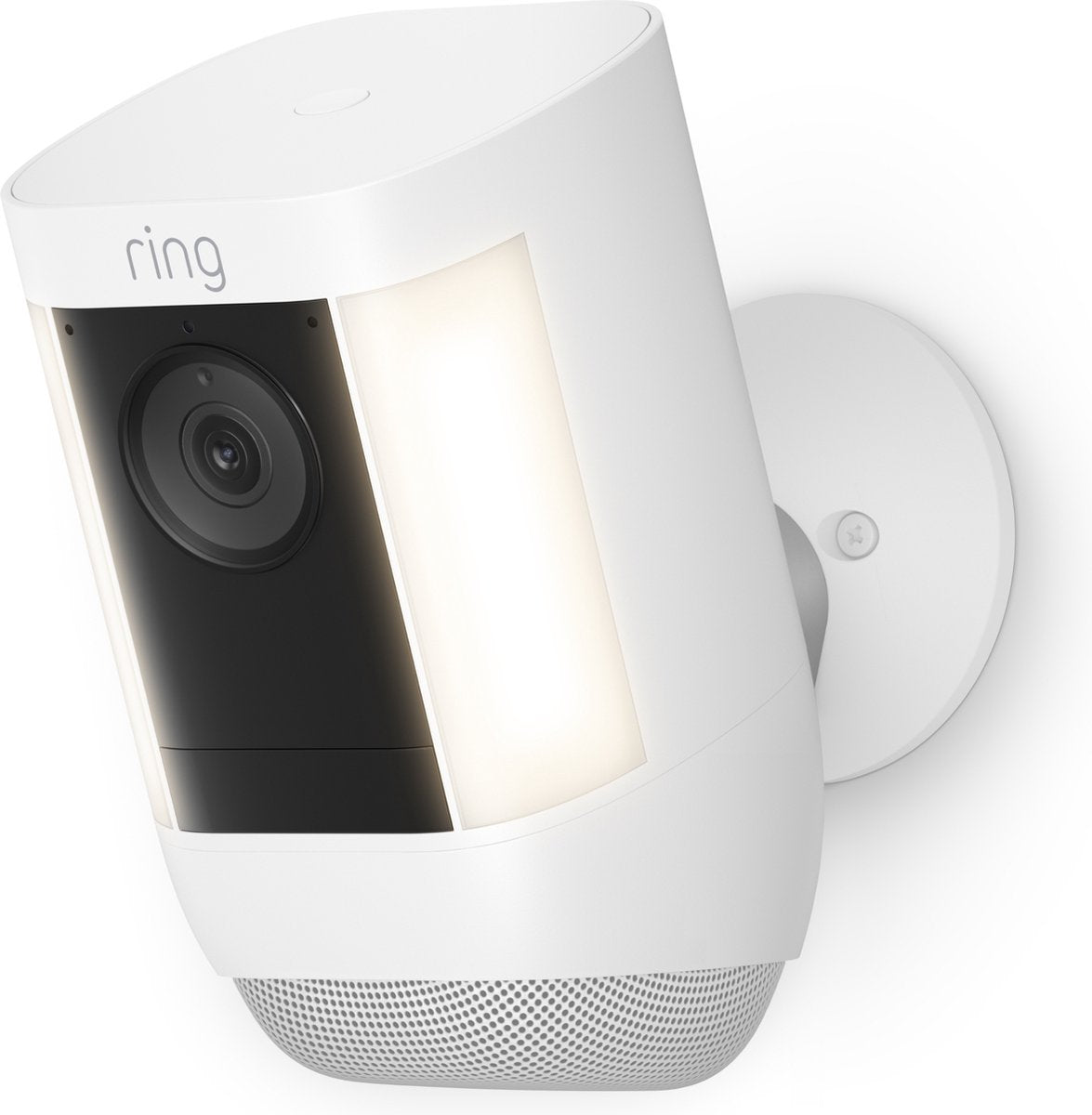 Ring spotlight cam pro - batterij - beveiligingscamera - 2k video - wit