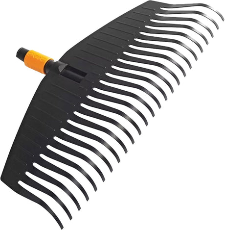 Fiskars quikfit™ bladhark opzetstuk - tuinhark met 25 tanden - zachte bladhark