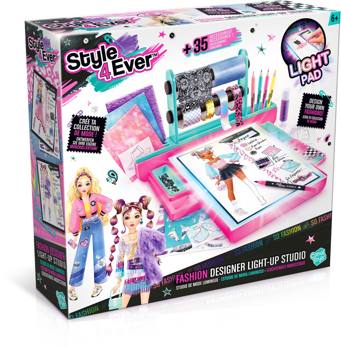 Canal toys fashion designer studio light up - teens