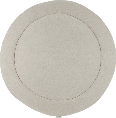 Meyco baby knit basic boxkleed rond - sand melange - ⌀95cm