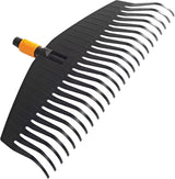 Fiskars quikfit™ bladhark opzetstuk - tuinhark met 25 tanden - zachte bladhark