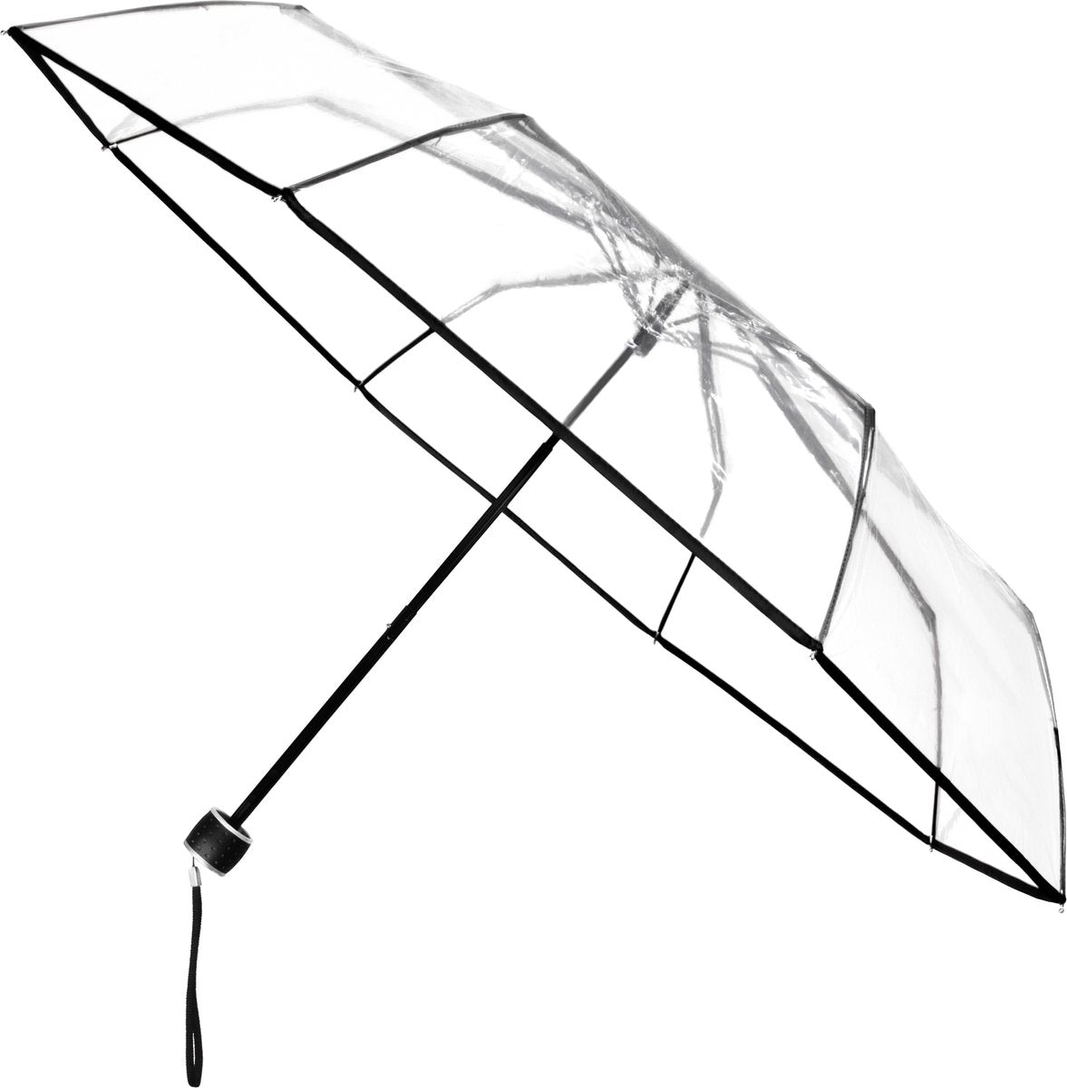 Minimax - transparant - handopening - windproof - 98 cm - transparant