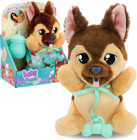 Imc toys baby paws yummy duitse herder - interactieve pluchen knuffel