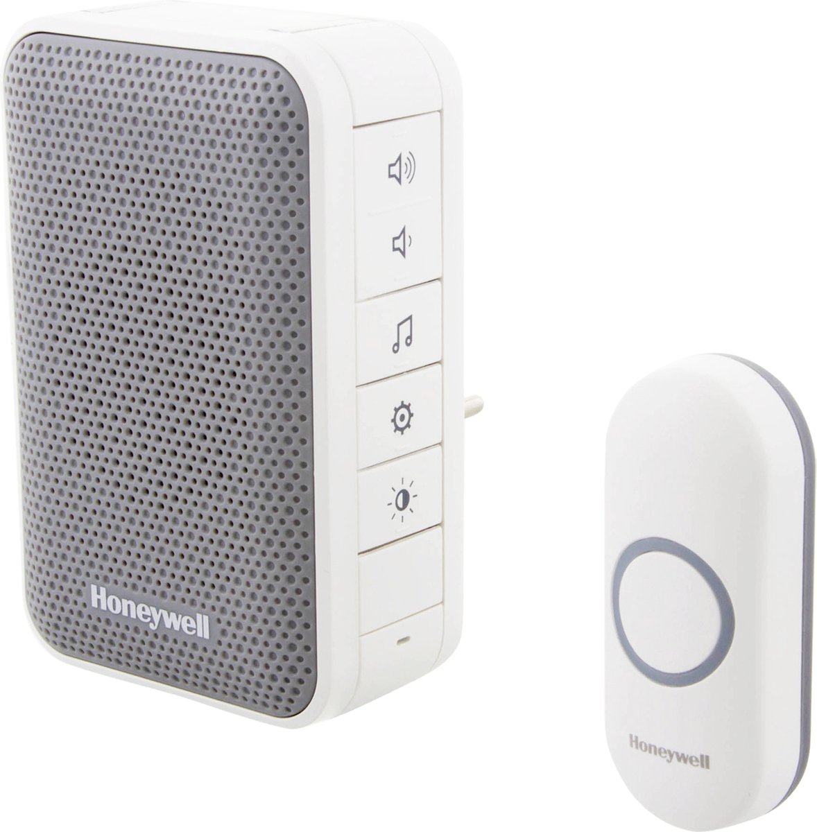Honeywell home dc313np2 - draadloze deurbel - wit - met slaap stille modus