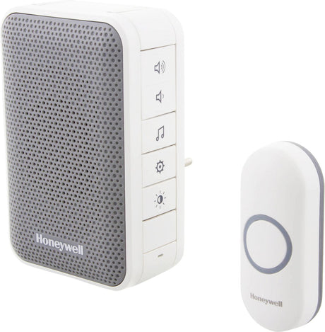Honeywell home dc313np2 - draadloze deurbel - wit - met slaap stille modus