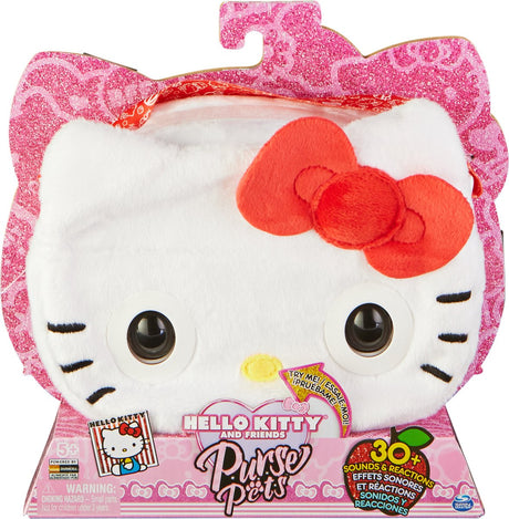 Purse pets - sanrio hello kitty and friends hello kitty interactieve dierenhandtas met meer dan 30 geluiden en reacties