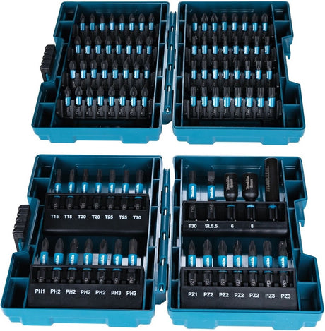 Makita e-03109 impact black slagschroefbitset 90-delig