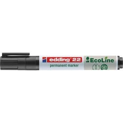 Permanent marker edding e-22 breed beitelpunt zwart