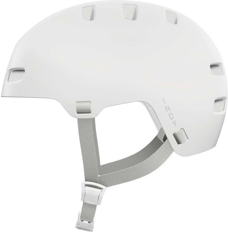 Abus fietshelm indy pure white s - 51-55 cm - wit - geschikt voor gebruik op elektrische fietsen - stadsfietsen - 360 g