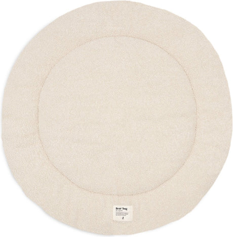 Jollein boxkleed - 95cm - rond - speelkleed baby - boucle - naturel