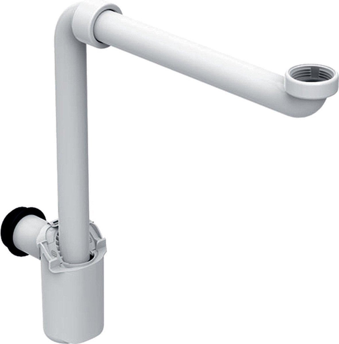 Geberit ruimtebesparende sifon - 32mm - 1 1 4 - wit