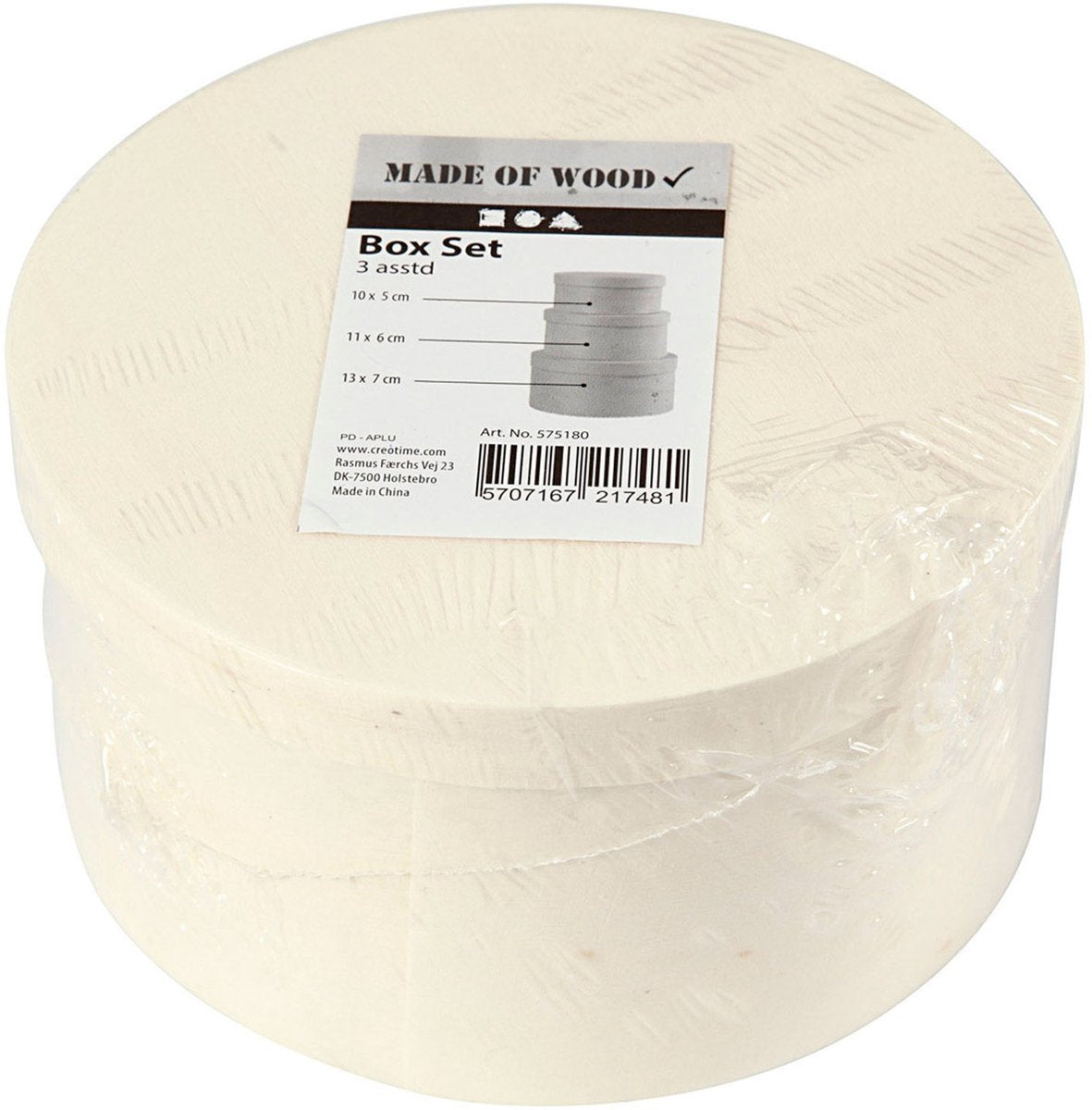 Creativ company http: www.cchobby.nl ronde-fineer-doos-h-5-4-6-5-7-3-cm-d-10-11-13-cm-3-stuk-1-set
