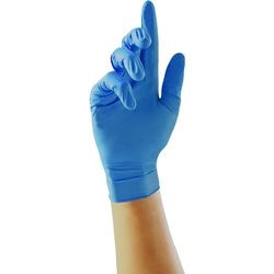 Wegwerphandschoenen unicare gs0034 blauw nitril