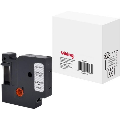 Labeltape rl-d-45010p abs zwart