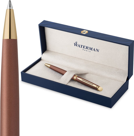Waterman hémisphère balpen | de subtiele versie | koperrood | medium punt | met geschenkdoos