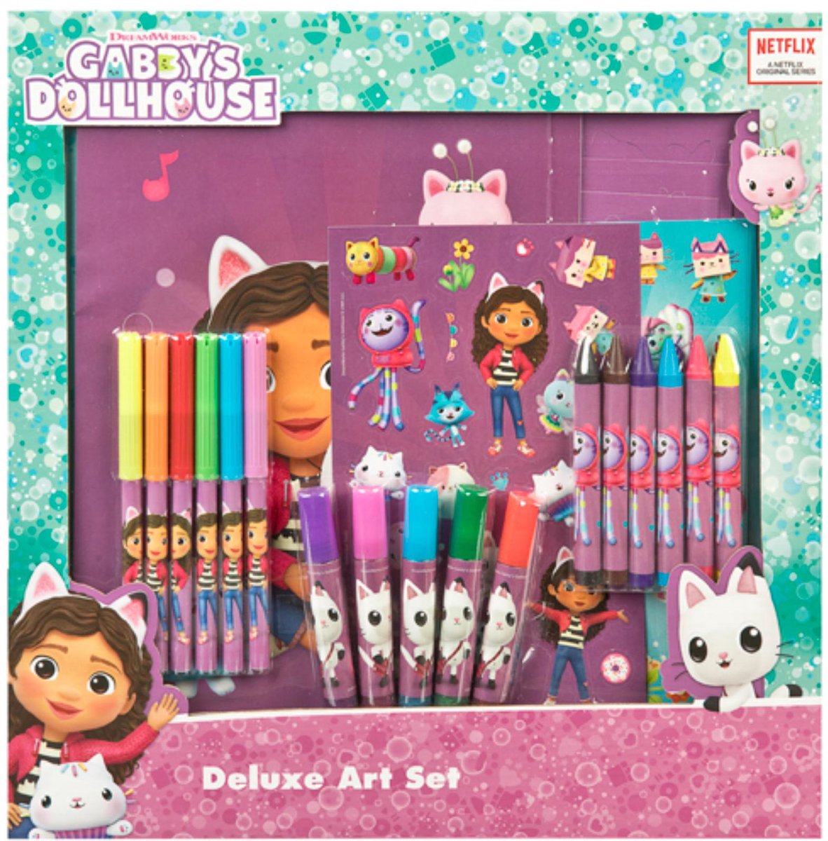 Merkloos sans marque gabby's poppenhuis deluxe knutselset