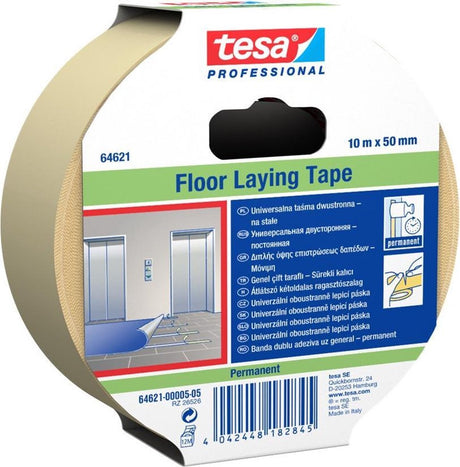 Tesa transparent double-sided self-adhesive tape pp-carrier and synthetic rubber
