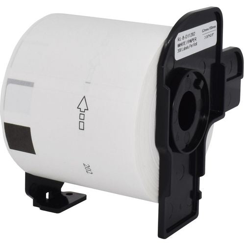 Etiketrol 5br11202 100mm wit, zwart