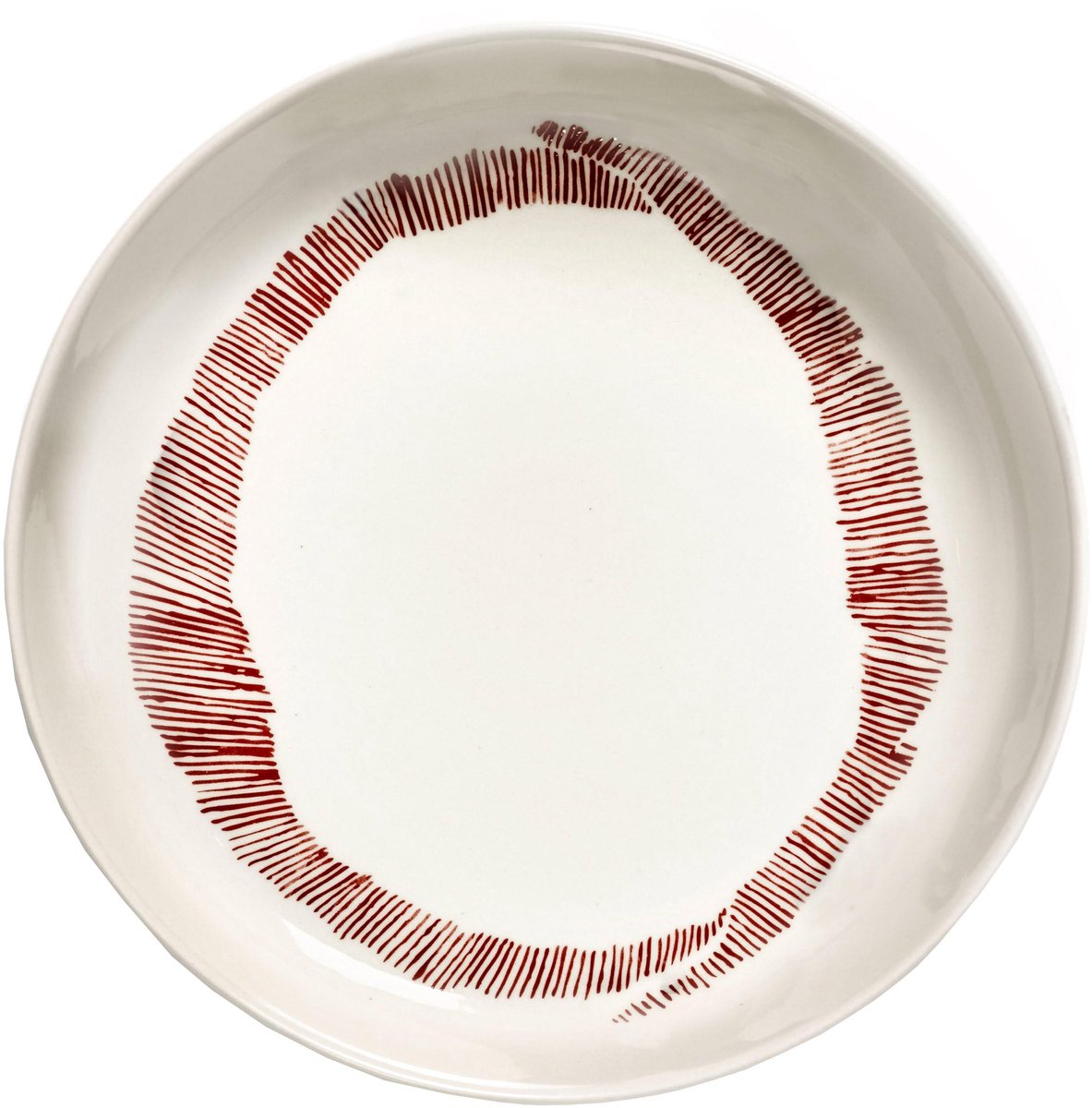 Serax - ottolenghi feast - bord - wit zwart - 22 ø - 2 stuks