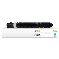 Inktcartridge owa c-exv 51 l c compatibel cyaan