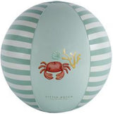 Little dutch strandbal blauw 35 cm fresh greens