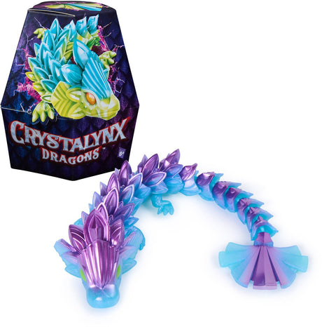 Crystalynx spin master draken speelgoedfiguur crystal lynx 23 cm mini actiefiguur.