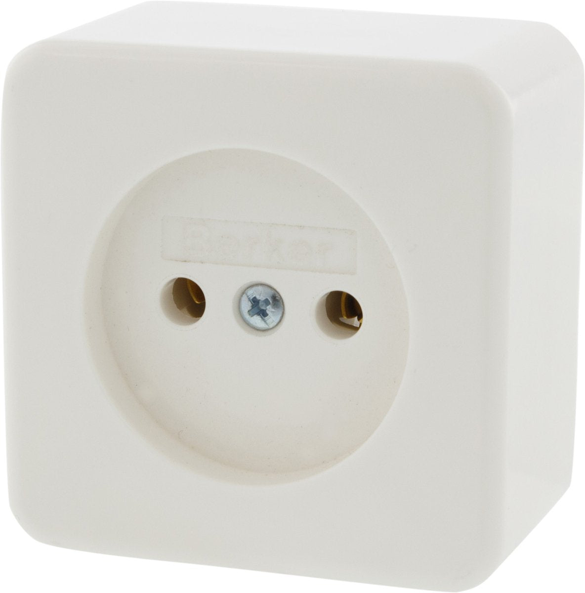 Berker opbouw wandcontactdoos (wcd) 1-voudig polarwit