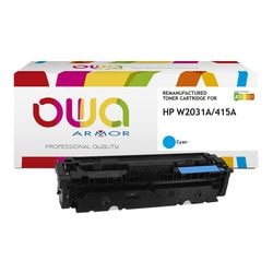 Tonercartridge owa w2031a compatibel cyaan