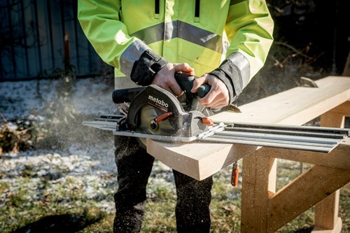 Metabo ks 18 ltx 57 bl + fs 160 accu cirkelzaag 18v set | zonder accu en lader | x 340 - 691222000