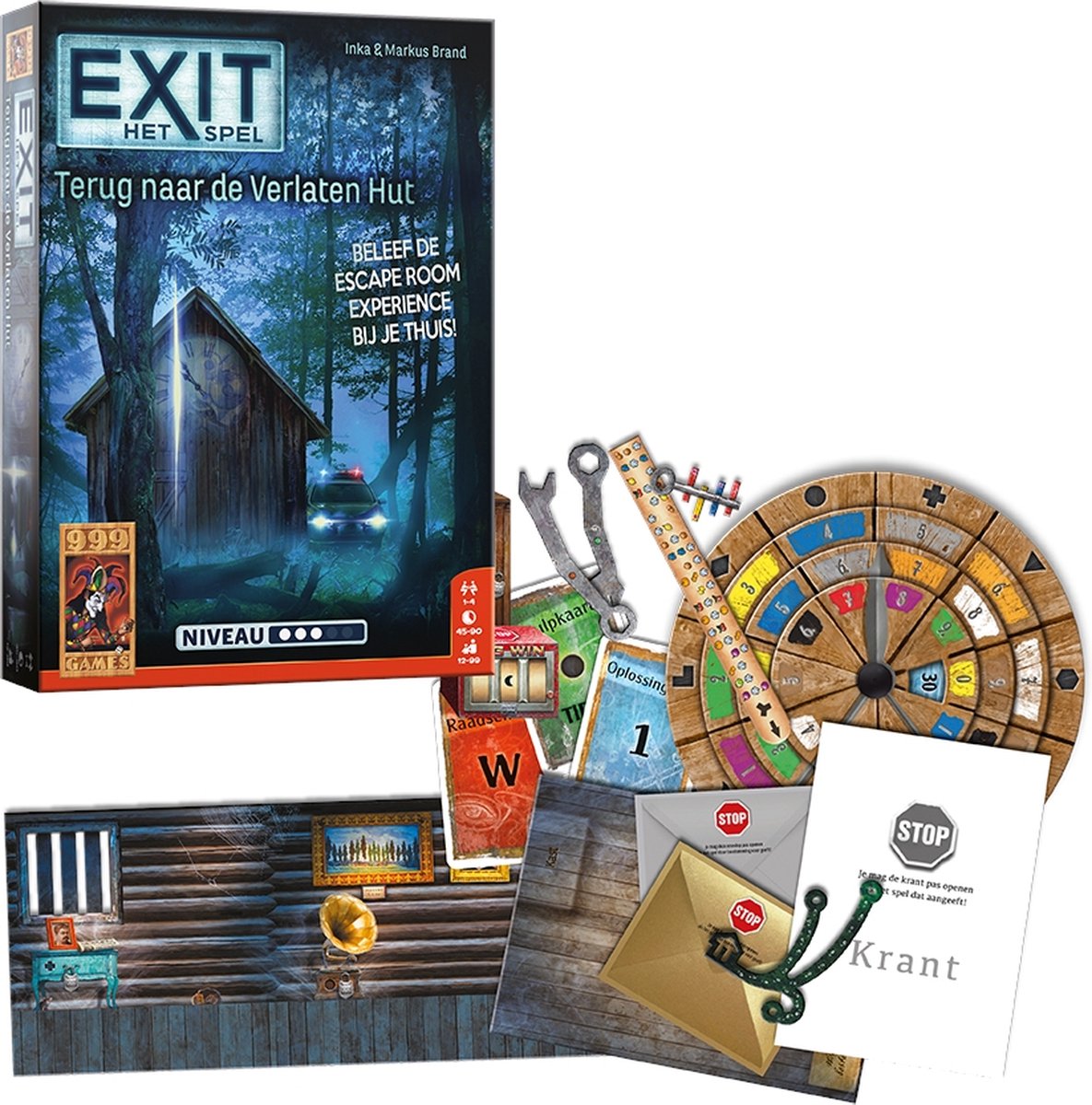 999games 999 games - exit - terug naar de verlaten hut - breinbreker - escape room spel