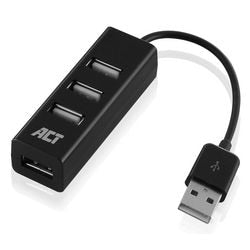 Act usb-hub ac6205 zwart